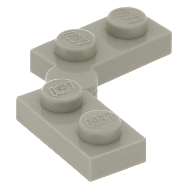LEGO Einzelteil 2429c01 Light Gray Hinge Plate 1 x 4 Swivel Top / Base Complete Assembly bei