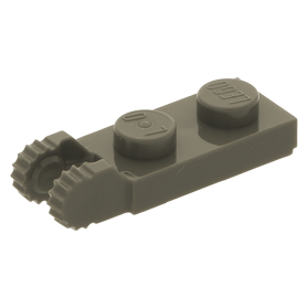 LEGO part 44302 Dark Gray Hinge Plate 1 x 2 Locking with 2