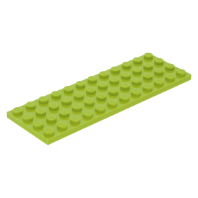 LEGO part 3029 Lime Plate x 12 at BrickScout