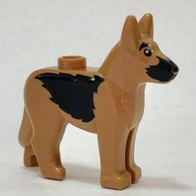 Lego Medium Dark Flesh Dog With Face Pattern