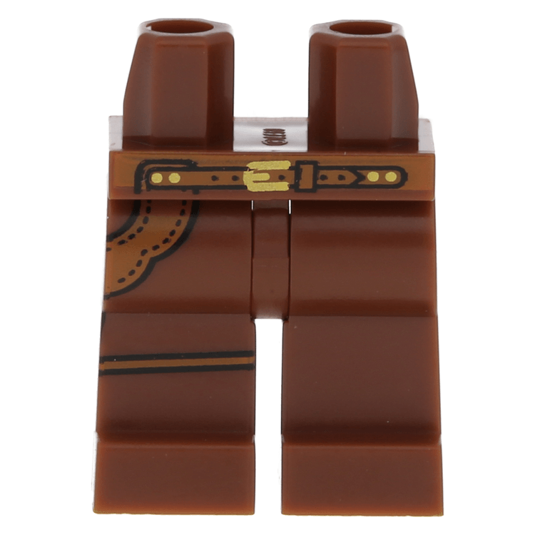 LEGO part 970c00pb0365 - Reddish Brown Hips and Legs with