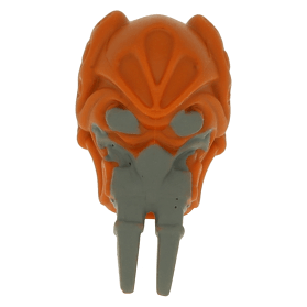 LEGO part 61200pb01 Dark Orange Minifig, Head Modified Kel