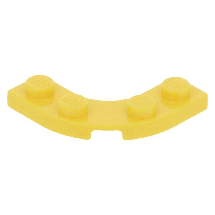 LEGO part 68568 Yellow Plate, Round Corner x with x