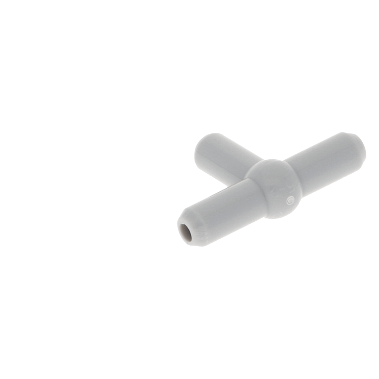 LEGO part 4697b Light Bluish Gray Pneumatic T Piece New Style (T