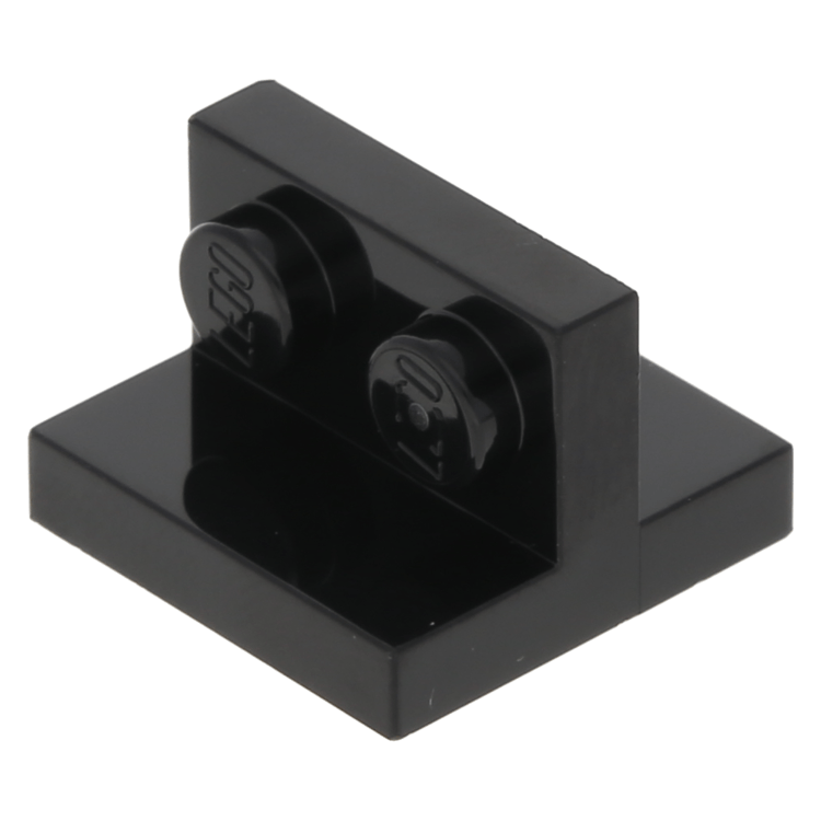 LEGO onderdele 41682 - Black Bracket 2 x 2 - 1 x 2 Centered