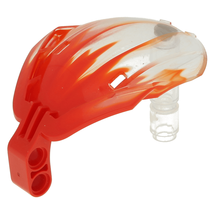 LEGO part 41671pb01 Red Bionicle Bohrok Windscreen x x