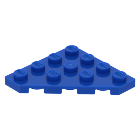 LEGO part 30503 Blue Wedge, Plate x Cut Corner at BrickScout