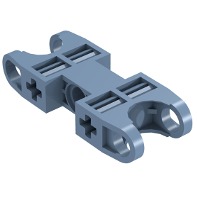 LEGO part 47296 Sand Blue Technic, Axle and Pin Connector x