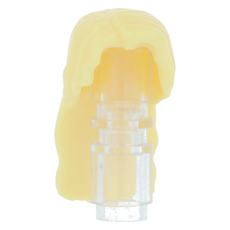 LEGO part 37703 - Bright Light Yellow Minifigure, Hair