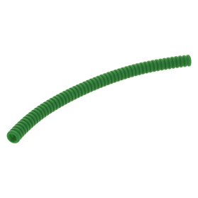 Ribbed 7mm D LEGO Green 17L Hose