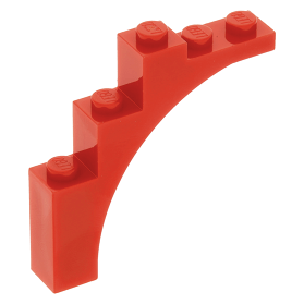 LEGO Einzelteil 76768 Red Brick, Arch x x Irregular Bow