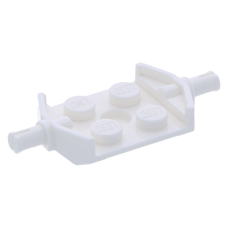 LEGO Einzelteil 6157 - White Plate, Modified 2 x 2 with Wheels Holder ...