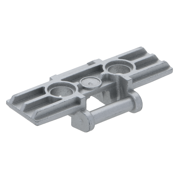 LEGO part 57518 Metallic Silver Technic, Link Tread Wide with
