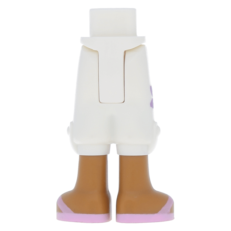 Lego Violet Minifig Legs w// White Hips NEW