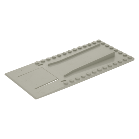 LEGO onderdele 820 Light Gray Garage Floor Plate (Old style) bij