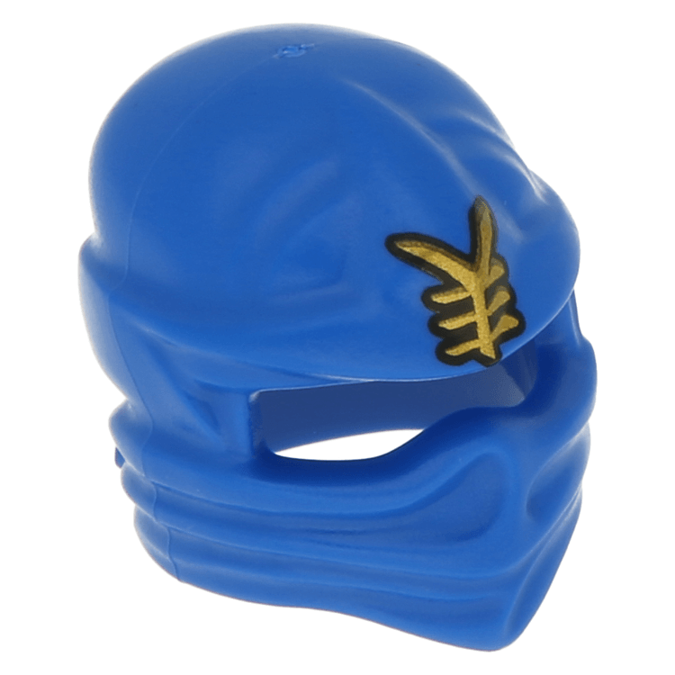 LEGO part 98133pb12 - Blue Minifig, Headgear Ninjago Wrap