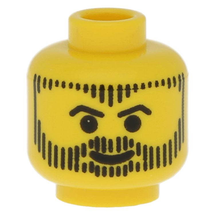 Lego head with beard cheap