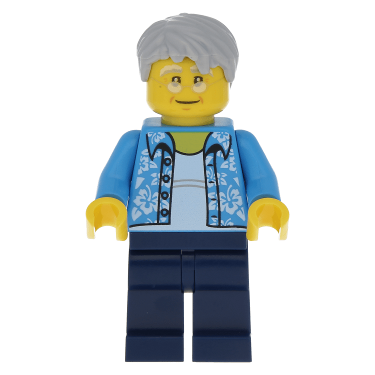 Lego 6 Torso Body For Minifigure Blue Hawaiian Shirt Palm Tree Holiday Beach Lego 6 Torso Body For Minifigure Blue Hawaiian Shirt Palm Tree Holiday Beach