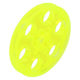 41845 NEW!!! Lego 10x Technic Lime Green Wedge Belt wheel