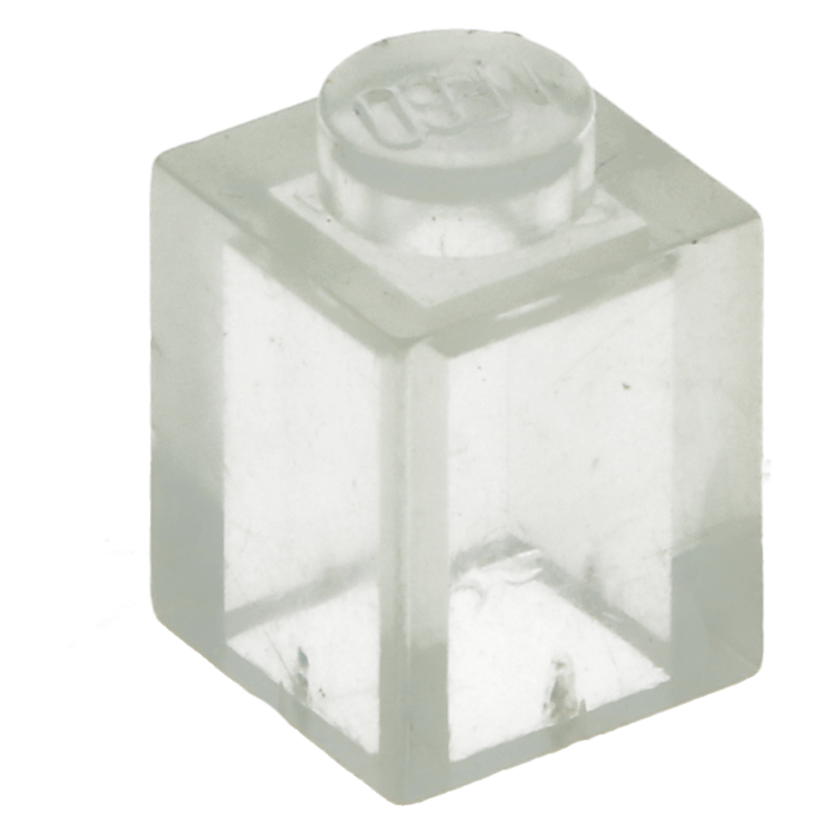 LEGO Einzelteil 3005f3 TransClear Brick 1 x 1 Transparent with