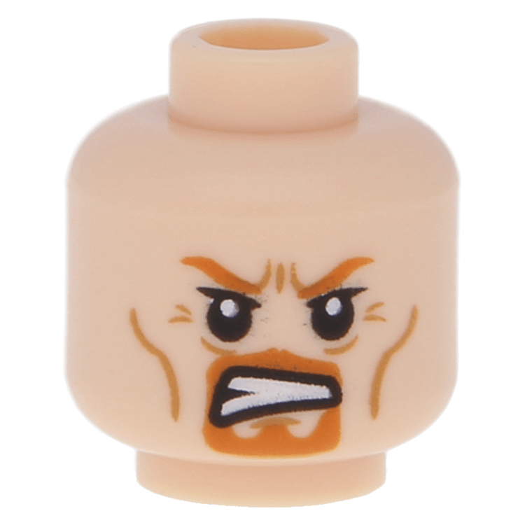 LEGO Einzelteil 3626cpb0734 Light Flesh Minifig, Head Dual Sided LotR