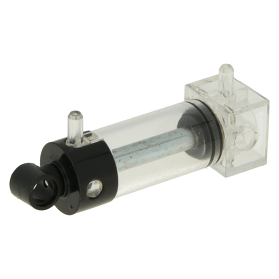 LEGO part 2793c01 Trans-Clear Pneumatic Cylinder with Inlets
