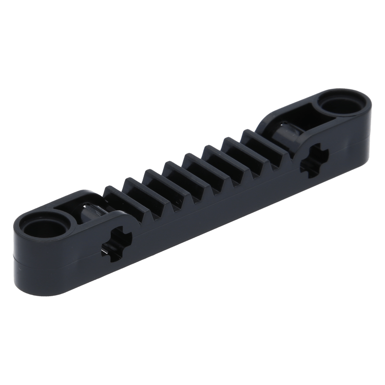 LEGO Einzelteil 87761 Black Technic, Gear Rack 1 x 7 with Axle and