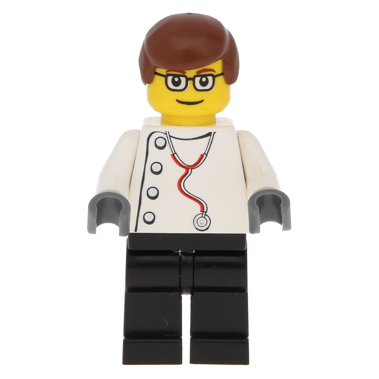 LEGO minifigure doc028 Doctor Stethoscope with 4 Side Buttons