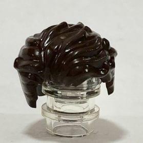 1x Minifig hair hairstyle hair short smooth black//black 64798 NEW Lego
