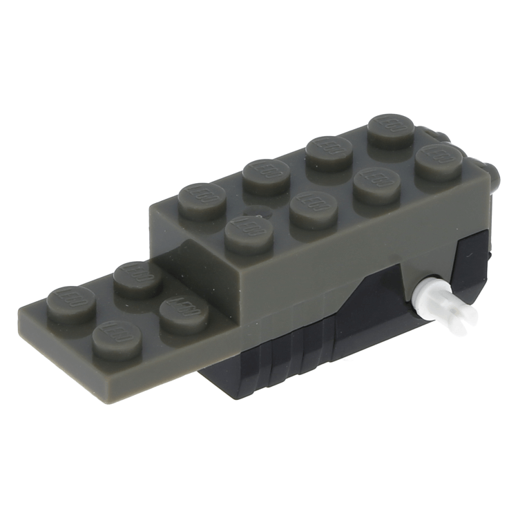 Lego Part 41861c01 Dark Gray Pullback Motor 6 X 2 X 1 23 With