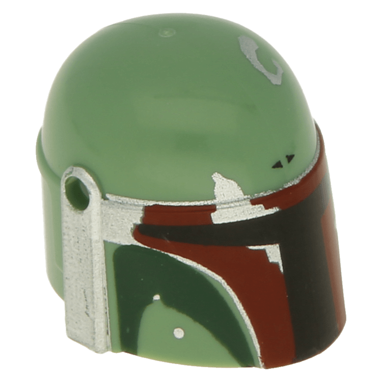 4584441 5x LEGO Headgear Helmet with Holes SW Mandalorian Boba Fett 87610pb01