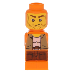 LEGO minifigura 85863pb048 Microfig Ramses Return Adventurer