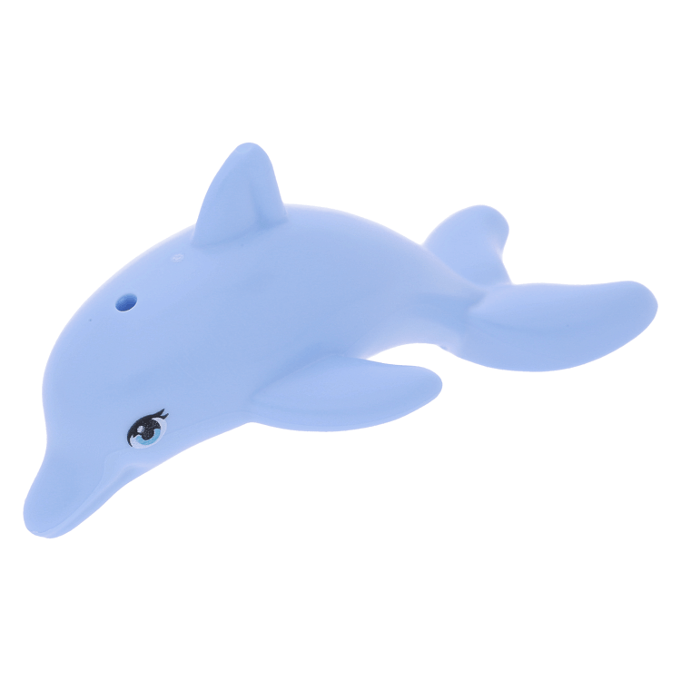LEGO Einzelteil 13392pb01 Bright Light Blue Dolphin, Jumping