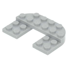Lego Toy Lego 1x4 Plate LEGO Part 89681 Light Bluish Gray Plate