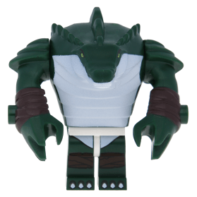 Lego Minifigure Tnt033 Leatherhead At Brickscout