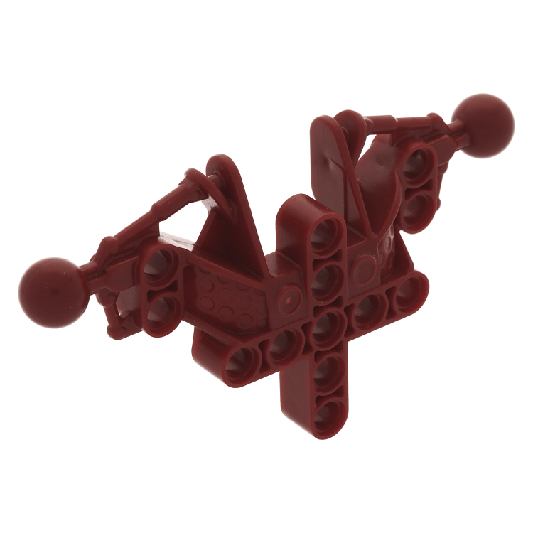 LEGO part 53545 - Dark Red Bionicle Toa Inika Upper Torso