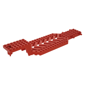 LEGO part 30620 Red Vehicle Trailer Base 8 x 30 x 3 1 3 at