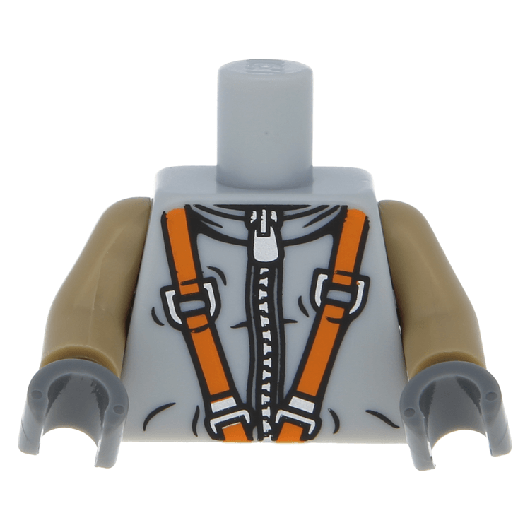 ✿S✿ LEGO® White Torso with Silver Armor and Ninjago 