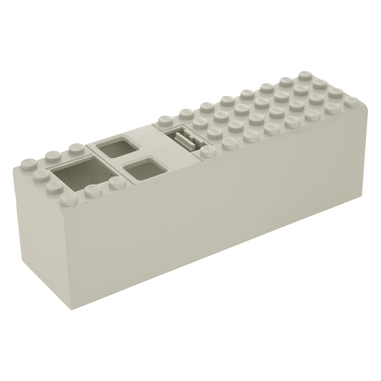 LEGO Einzelteil 2846 Light Gray Electric 9V Battery Box Large Cover bei BrickScout