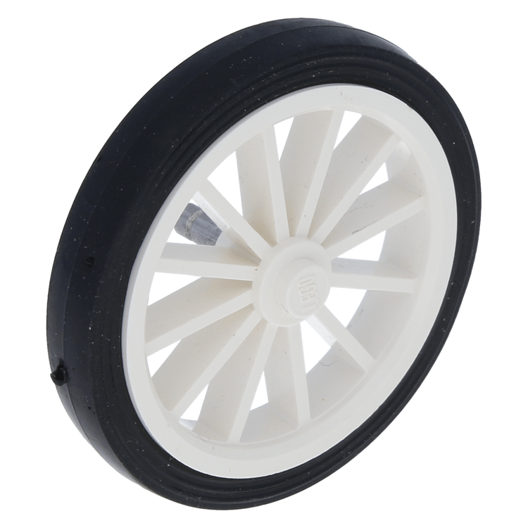 Large Wheel Spoked Large LEGO 35 36 Black Tire Smooth Old Style