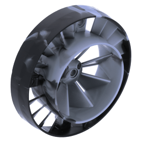 Large Lego Turbine LEGO Einzelteil 53983pb01 Black Engine, Very