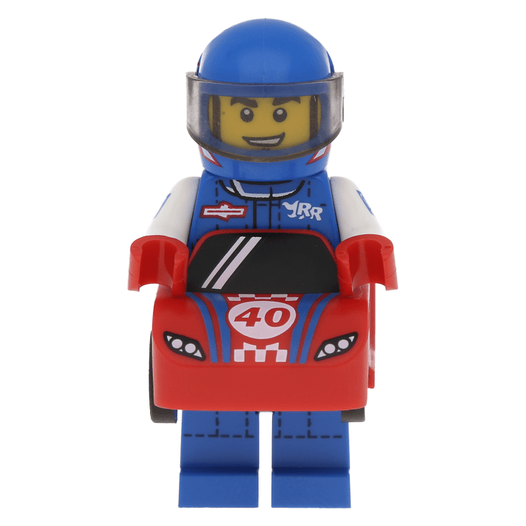 LEGO Minifigur col324 Race Car Guy bei BrickScout