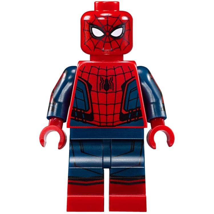 lego black and red spiderman