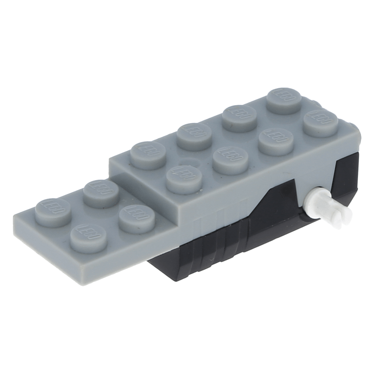 Lego Part 41857c01 Light Gray Pullback Motor 6 X 2 X 1 13 With
