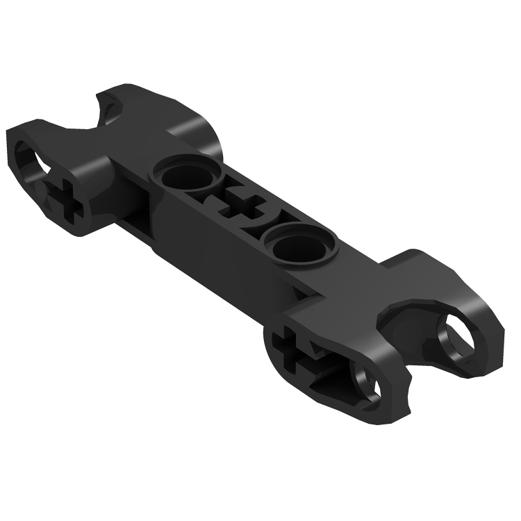 LEGO Einzelteil 64311 Black Technic, Axle and Pin Connector 2 x 7