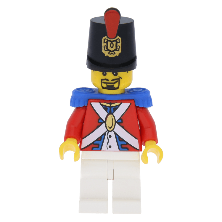 LEGO Minifigur pi092 Imperial Soldier II Shako Hat Decorated, Black