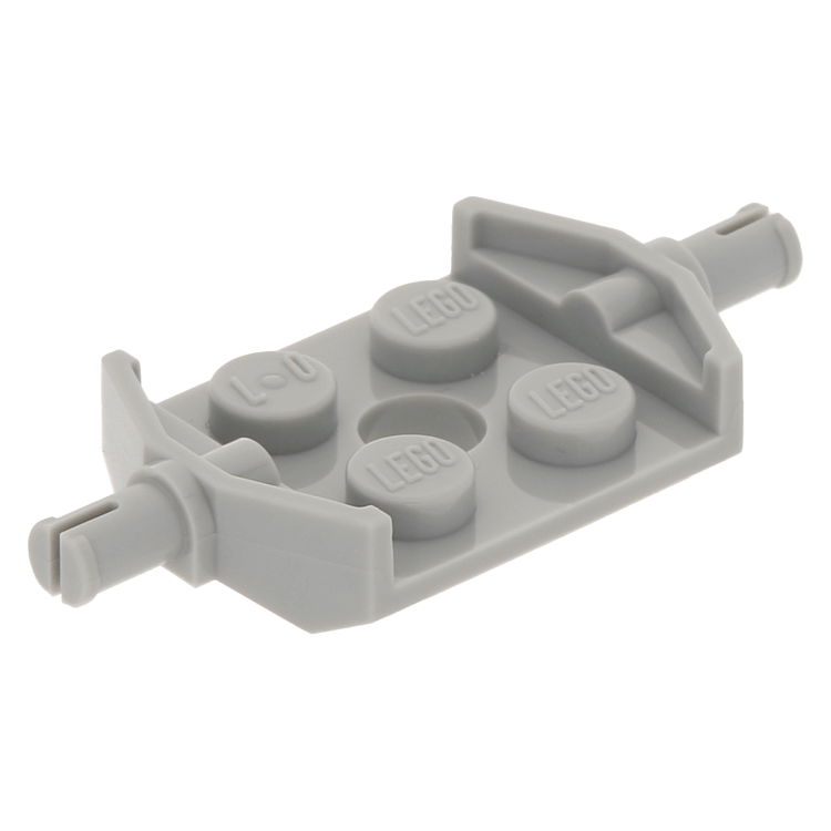 LEGO Einzelteil 6157 - Light Bluish Gray Plate, Modified 2 x 2 with ...