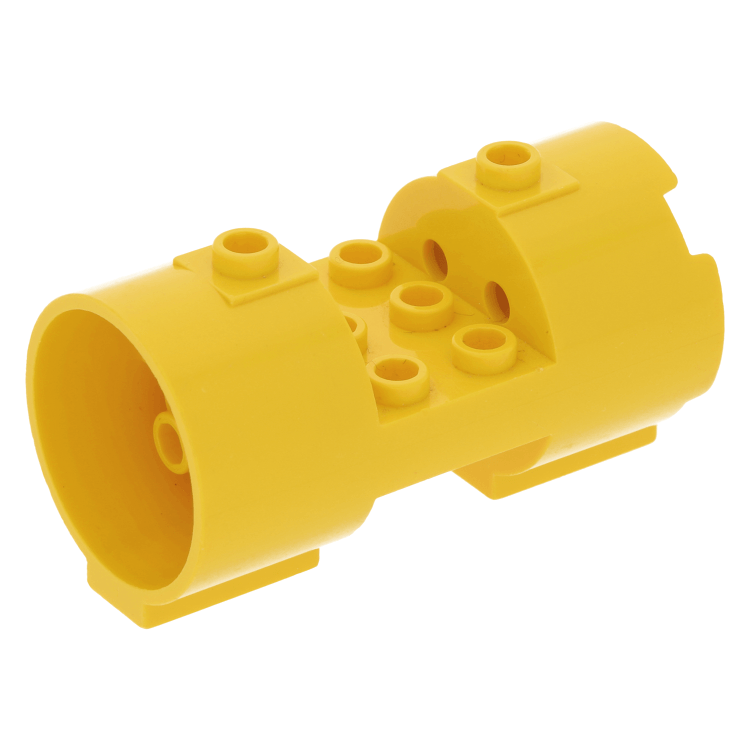 LEGO part 30360 Yellow Cylinder x x 2/3 Horizontal at
