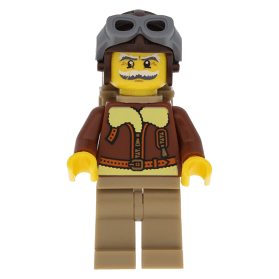 LEGO minifigure col036 Pilot Minifig only Entry at BrickScout