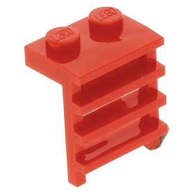 LEGO part 4175 Red Plate Modified 1 x 2 with Ladder at BrickScout